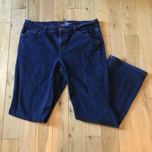 Tommy Hilfiger Hope Bootcut Jeans Size 16 Blue Dark Wash